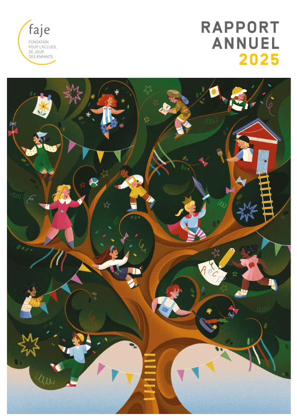 FAJE rapport annuel 2025 - Illustration de couverture